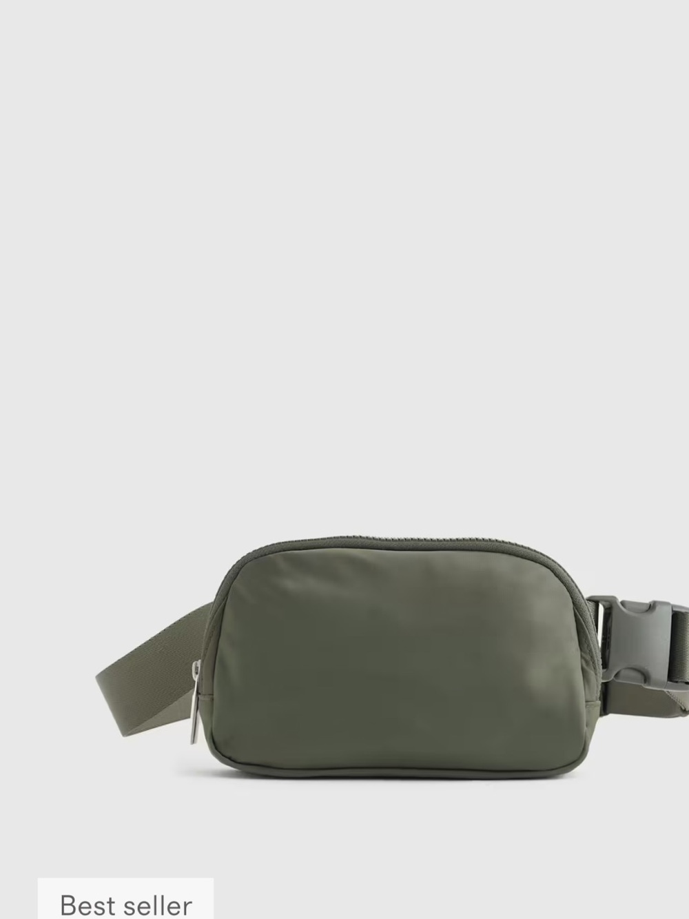 Olive Green Crossbody Belt Bag